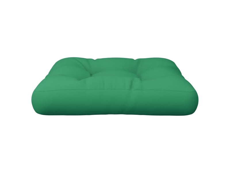  Coussin de palette, coussin de chaise, coussin de canapé vert 60x60x12 cm tissu cf55493  - Conforama D
