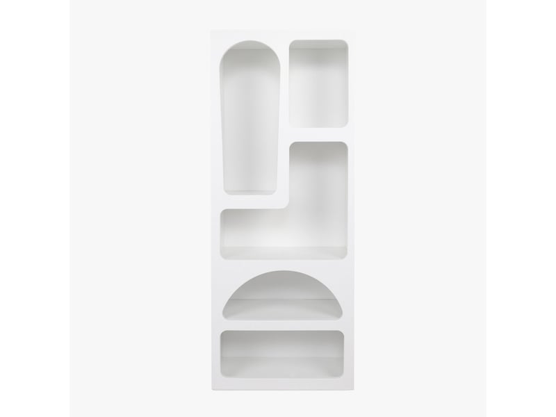  Bibliothèque avec 5 niches blanc  - Conforama A
