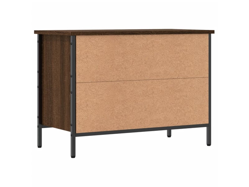  Meuble à chaussures, armoire à chaussures chêne brun 4 compartiments  - Conforama D