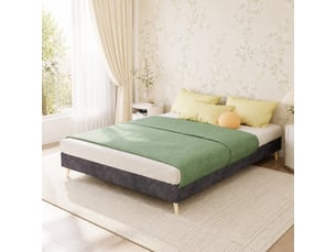 Lit 2 places 140x200 cm MAISENTIEL coloris gris