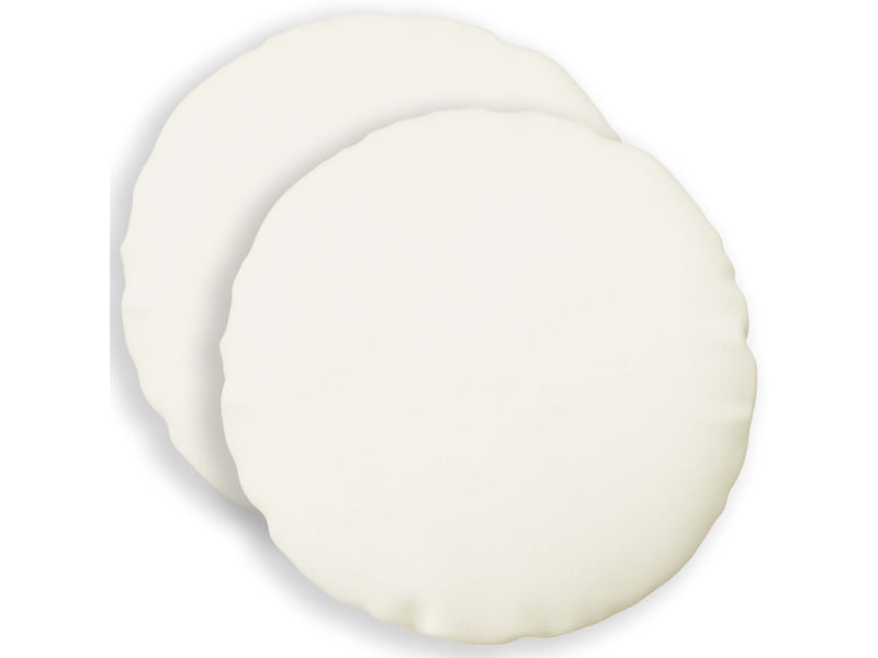  Lot de 2 coussins avec oreiller, coussins décoratifs heerlen blanc tissu cf50163  - Conforama B