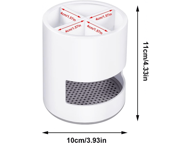 Supports de brosse à dents,support de brosse à dents avec drainage amovible pour salle de bain,cuisine,comptoir de rangement - Conforama B