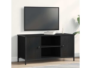 Meuble tv coloris noir 100 cm <strong></strong>  <strong></strong>