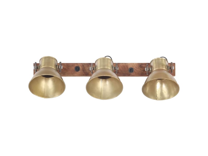  Lampe murale, applique murale industrielle laiton 65x25 cm e27  - Conforama C