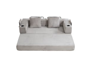 Deplimousse convertible 2 places <strong>MODENVIE</strong> <strong></strong> gris clair