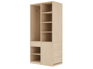 Armoire DESVIAE coloris bois clair largeur 70 cm