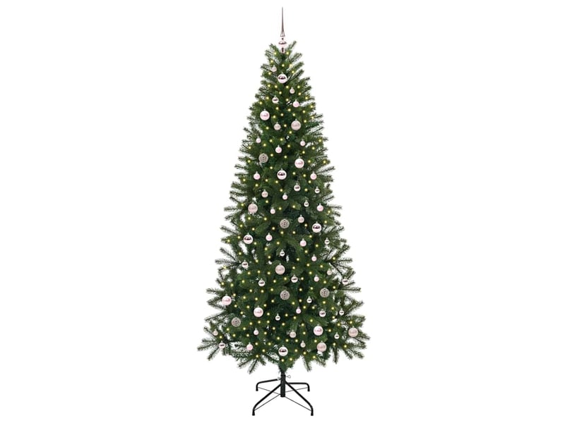 Sapin de noël artificiel, arbre de noël vert 240 cm pe et pvc shl7686 - Conforama C