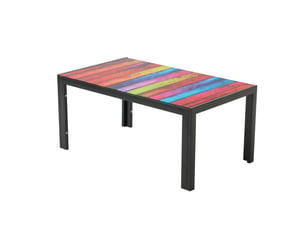 Table basse rectangulaire coloris multicolore <strong>WISHDOR</strong> <strong></strong> - 60 cmx100 cm
