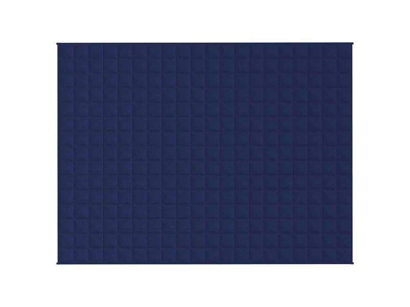  Couverture lestée adulte bleu 150x200 cm 7 kg tissu shl27156  - Conforama C