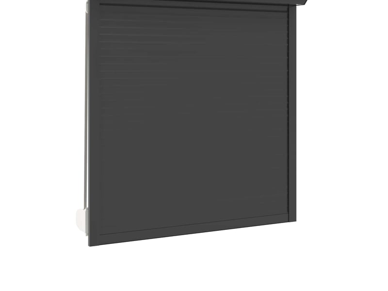  Store enrouleur, store roulant anthracite 130 x 140 cm aluminium et polyuréthane cf47237  - Conforama A