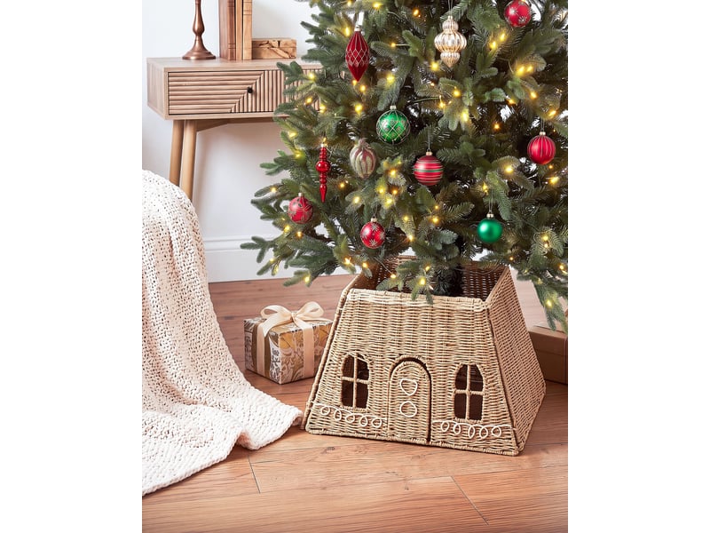  Jupe de sapin de noël halluoto 50 cm naturel  - Conforama B