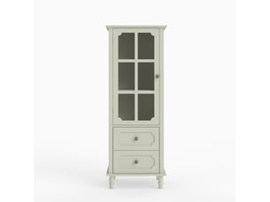 Buffet 1 porte(s)  2 tiroir(s) MODFU  - 50 cm coloris blanc 