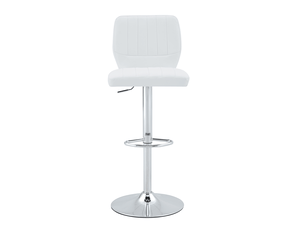 tabouret de bar assise réglable en hauteur  HAUSS SPOLE  - blanc hauteur d'assise 62 cm vendu Par paire