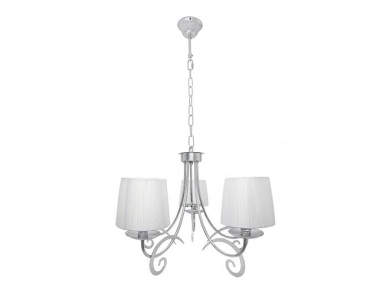  Fabrilamp luxor, lampe classique, 5xe14, chromé, 61-89 x 61 x 61 cm 155255020 - Conforama A