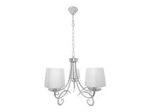 Fabrilamp luxor, lampe classique, 5xe14, chromé, 61-89 x 61 x 61 cm