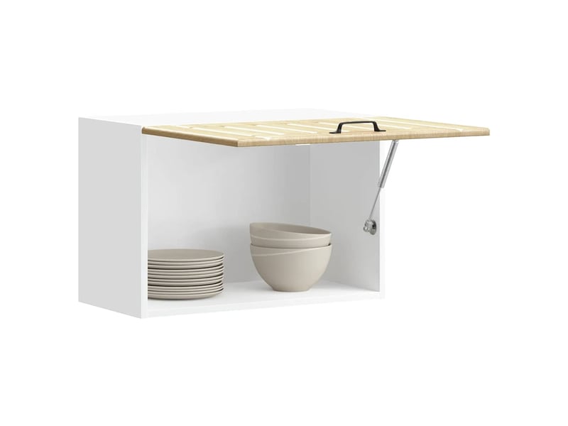  Meuble de rangement, armoire murale de cuisine lucca chêne sonoma bois ingénierie shl3022  - Conforama B