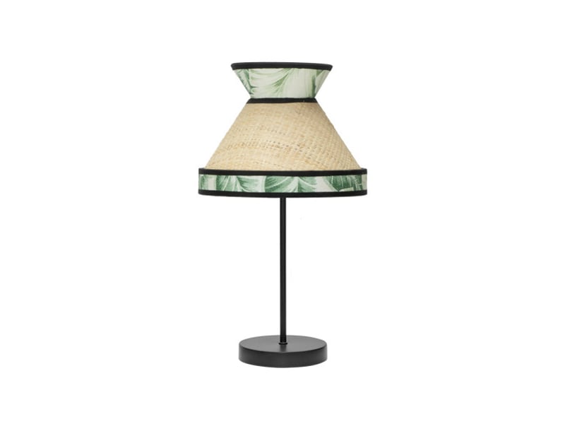  Lampe à poser fabrilamp constantinopla beigevert 1 x e14 45 x 20 x 20 cm 248871006 - Conforama A