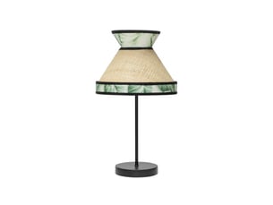 Lampe à poser fabrilamp constantinopla beigevert 1 x e14 45 x 20 x 20 cm