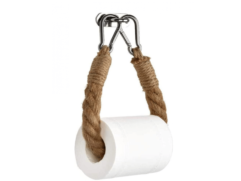 Support pour rouleau de papier toilette, porte-papier salle de bain support de rouleau de serviette toilette - Conforama E