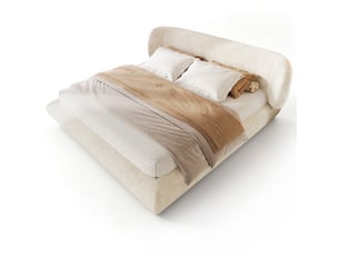 Lit 2 places 140x200 cm <strong>HAUSS SPOLE</strong>  <strong></strong> coloris beige
