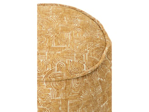 Pouf / repose pied PARIS PRIX jaune
