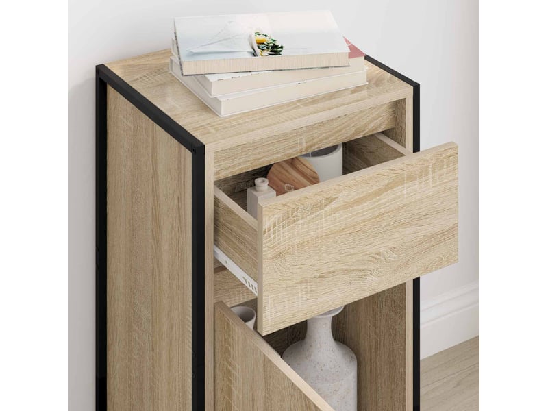  Buffet - bahut - meuble de rangement sonoma 43 x 36 x 75,5 cm bois d'ingénierie  - Conforama D