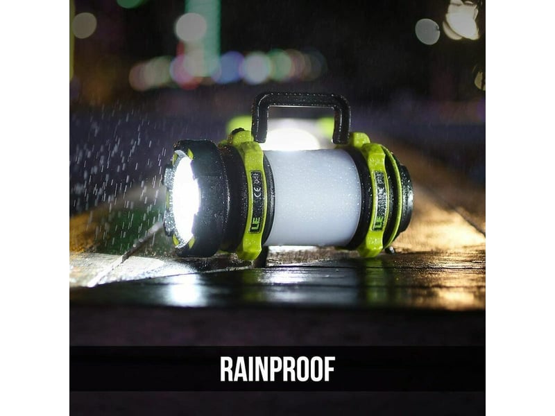  Le lampe camping led, lanterne camping rechargeable 2600mah, lampe torche led puissante 6 modes, cable usb inclus, etanche pour bricolage  - Conforama E