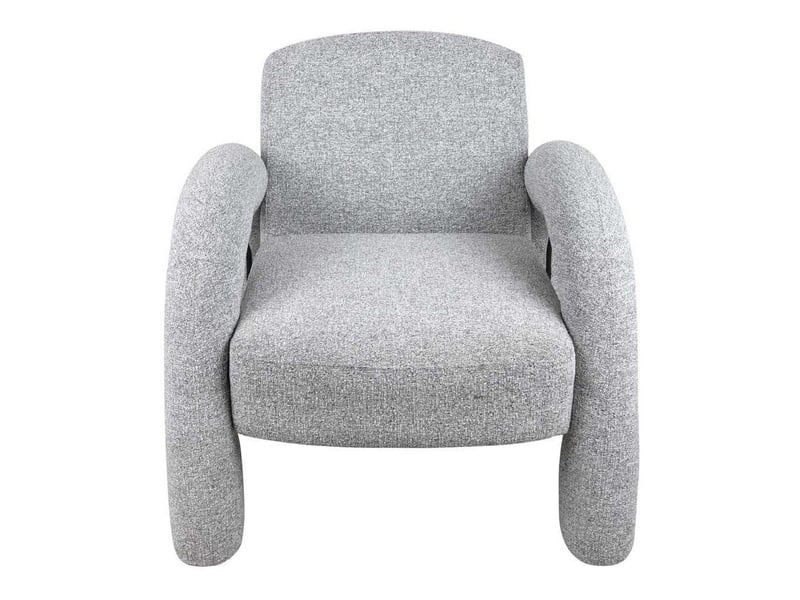  Fauteuil en polyester brazo gris  - Conforama D
