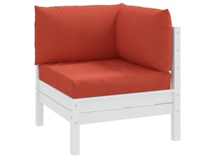 Lot de 3 coussins de palette, coussins de canapé rouge mélangé tissu cf59706