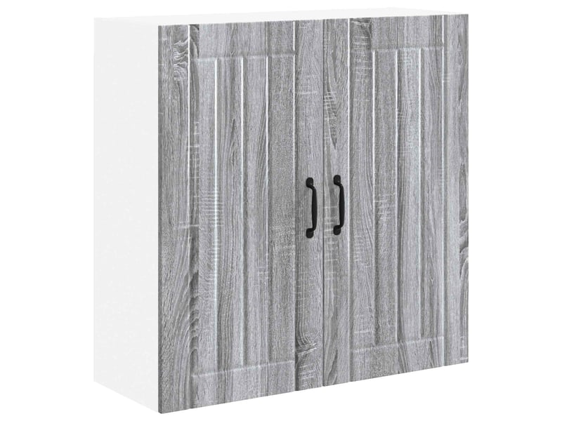 Meuble mural de cuisine, armoire de cuisine sonoma gris 80x31x80cm - Conforama A