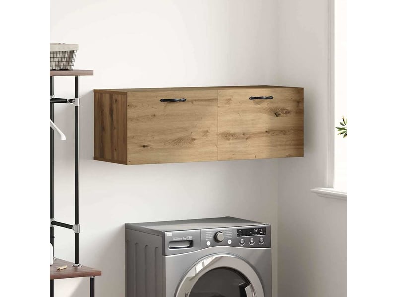  Armoire murale salon, meuble de rangement 100 x 36,5 x 35 cm bois d'ingénierie shl3299  - Conforama B
