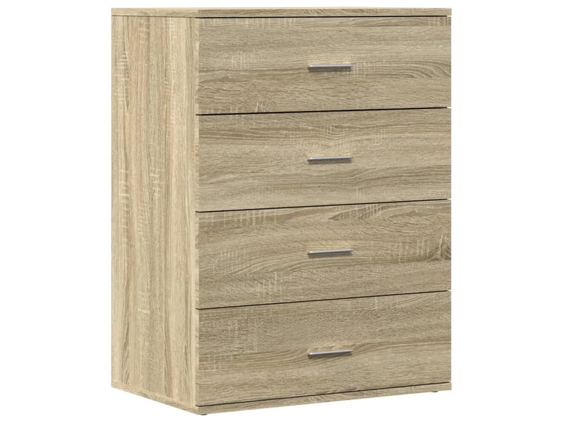  Buffets 2 pcs - bahut - meuble de rangement chêne sonoma 60x39x80 cm bois d'ingénierie  - Conforama D