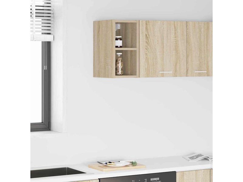  Meuble de rangement cuisine, armoire suspendue chêne sonoma 20x29,5x40cm  - Conforama B