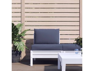 Lot de 2 coussins de palette, coussins de canapé bleu marine tissu cf59504