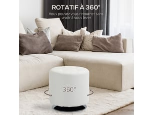 Pouf / repose pied blanc