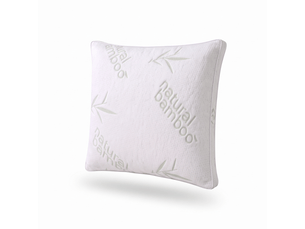 Oreiller confort microfibre - 60 x 60 cm - housse bambou - collection confort bambou
