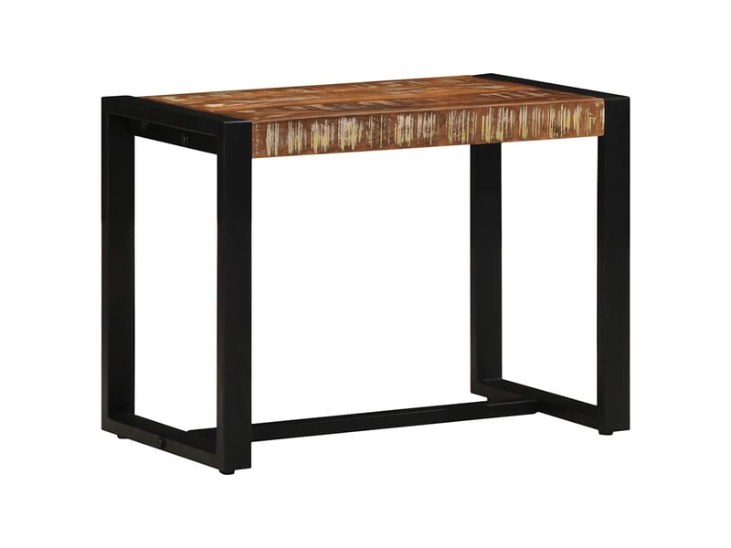  Banc d'entrée, banc interieur multicolore 60x35x45 cm en bois massif recyclé  - Conforama B
