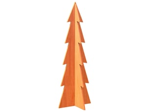 Sapin de noël - arbre de noël en bois pour décoration 112 cm bois de pin massif