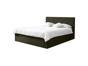 Lit coffre 180x200 cm BOBOCHIC  ROMANE coloris vert