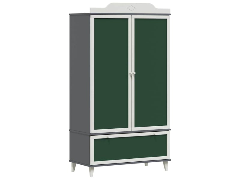  Armoire de rangement créatif pour enfants roros gris et blanc shl97266  - Conforama A
