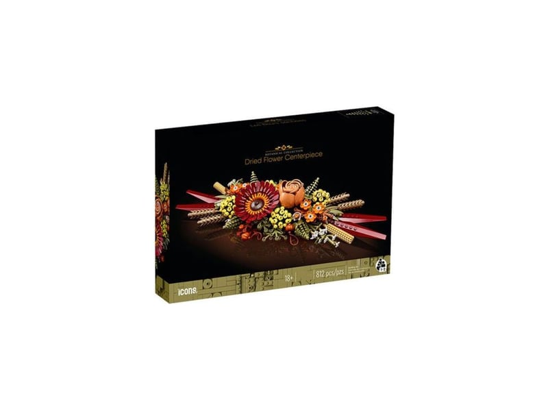  Botanicals le centre de table fleurs séchées - plantes artificielles avec rose et gerbera à construire pour adulte - décoration de maison - idée cadeau pour femme ou homme  - Conforama A