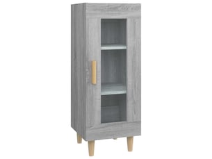 Buffet - bahut - meuble de rangement sonoma gris 34,5x34x90 cm bois d'ingénierie