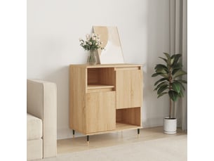 Buffet cuisine, meuble de rangement, commode chêne sonoma 60x35x70 cm bois d'ingénierie shl4736