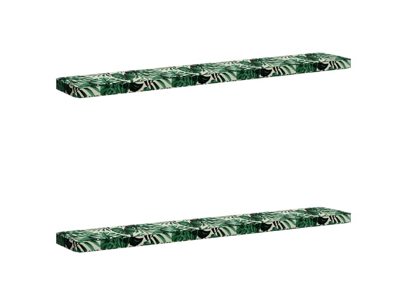  Lot de 2 coussins de banc, coussins d'assise vught 100 % polyester cf58367  - Conforama A