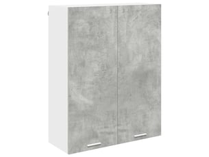 Armoire suspendue moderne grande capacité rangement 80 x 31 x 100 cm en bois d'ingénierie gris béton 02_0053404