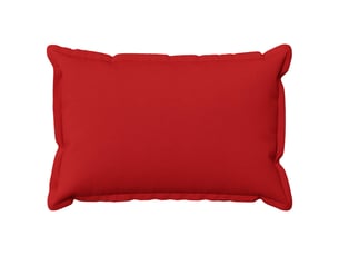 Lot de 6 housses de coussin houten rouge 40 x 60 cm lin synthétique cf50014