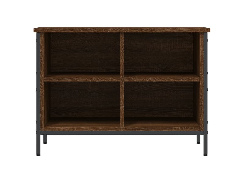  Meuble à chaussures, armoire à chaussures chêne brun 4 compartiments  - Conforama C