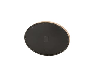 Horloge murale ovale en métal zohra 79cm noir