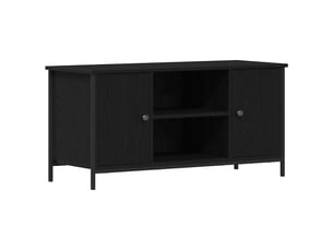 Meuble tv coloris noir 100 cm <strong></strong>  <strong></strong>