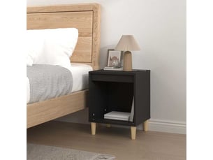 Table de chevet - cabinet de chevet - table de nuit noir 40x35x50 cm bois d’ingénierie